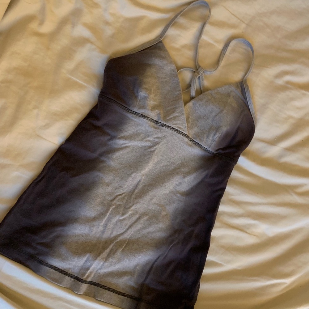 Lululemon two-toned v-neck tank top